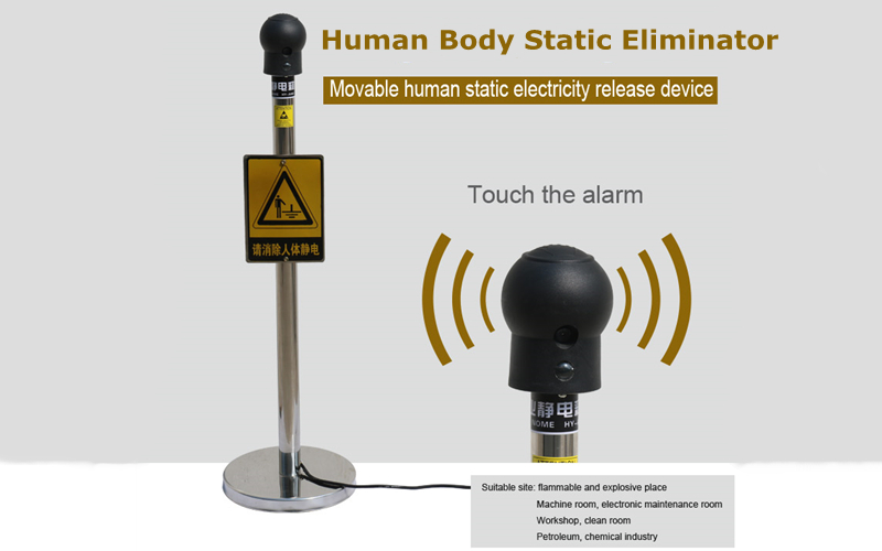 Human Body Electrostatic Releaser Electrostatic Discharge Elimination Of Static Electricity with Sound Warning