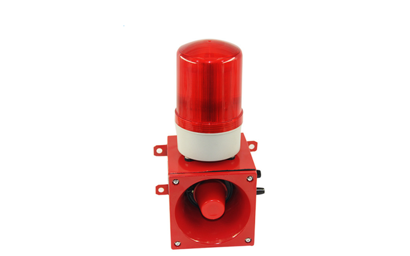 Industrial Sound and Light Alarm Emergency Warning Light Outdoor Alarm Horn Siren Safety Voice Strobe Flash 120dB