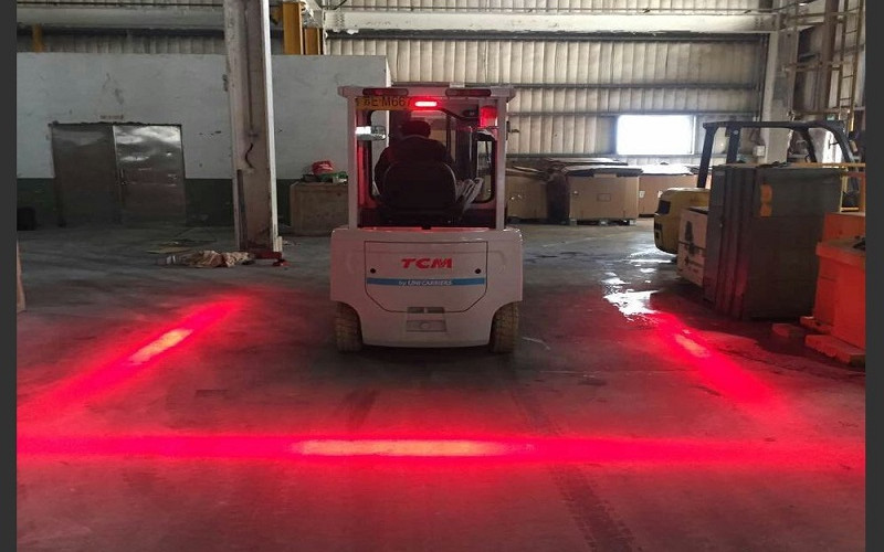 24W LED FORKLIFT RED ZONE WARNING LIGHTS (TPB24W)