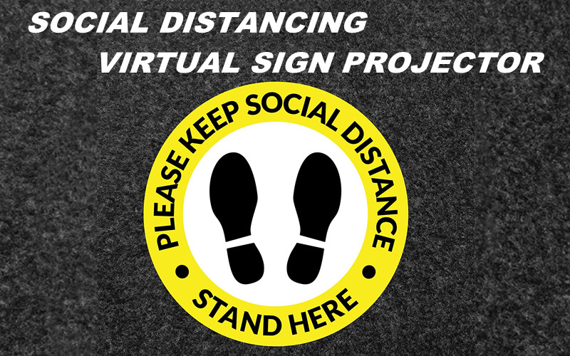 Virtual Signs - COVID-19 Social Distancing Sign - TOPTREE