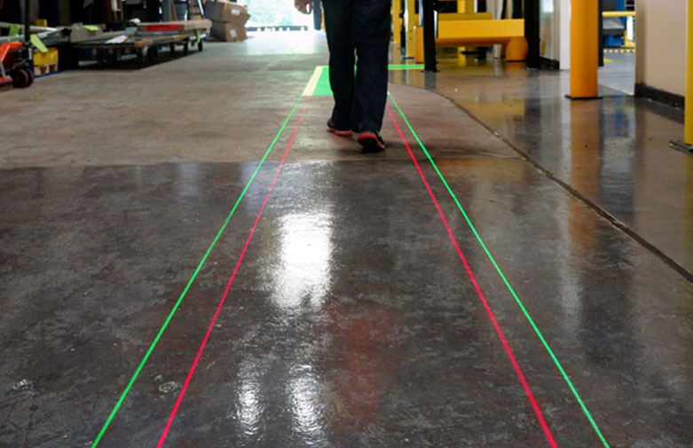 Virtual Laser Line Projectors for Pedestrian Safety - Toptree