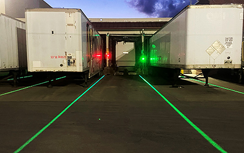 Truck Docking Solutions Green Docking Laser Line Guides - Toptree