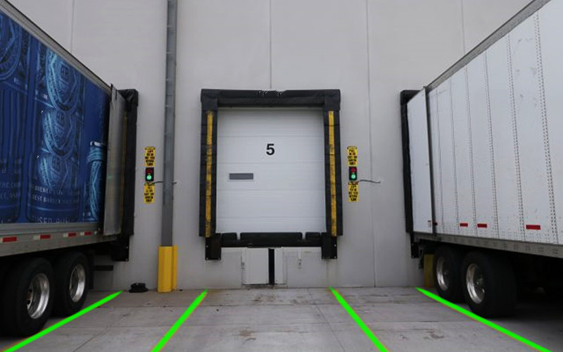 Truck Trailer Laser Docking System Green Laser Dock Lines