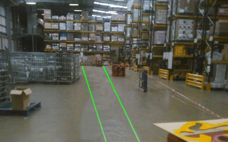 TOPTREE - Warehouse Laser Lines Virtual Floor Marking Lights
