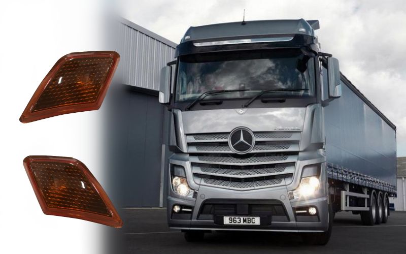 LED Turn Signal Lights Indicator Light For Mercedes Benz Actros 9608201121 9608201021