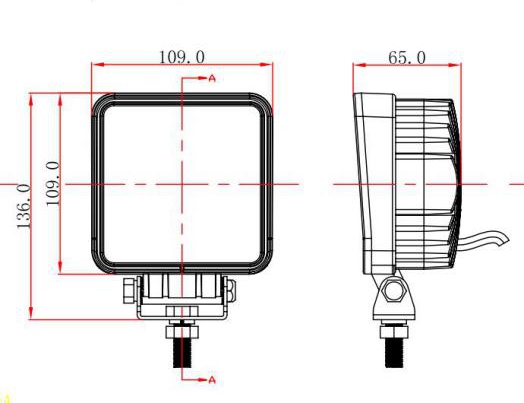 Square LED Work Light