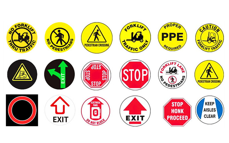 customized safety sign projector