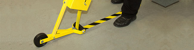 Safety Floor Marking Tape Machine Line Taping Machine