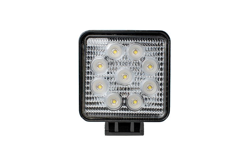 27W TRUCK/FORKLIFT SQUARE SPOT/FLOOD HEADLIGHT (921)