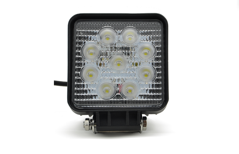 27W TRUCK/FORKLIFT SQUARE SPOT/FLOOD HEADLIGHT (921)