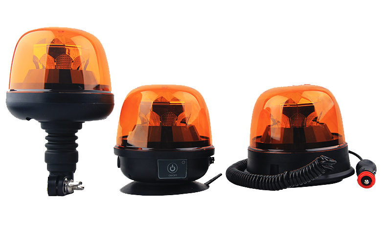 Toptree 12V 24V Rechargeable Flashing Rotating LED Beacon Light