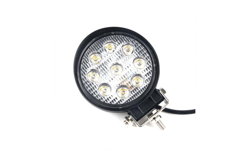 27W 110V TRUCK/FORKLIFT ROUND SPOT/FLOOD LED WORK LIGHT