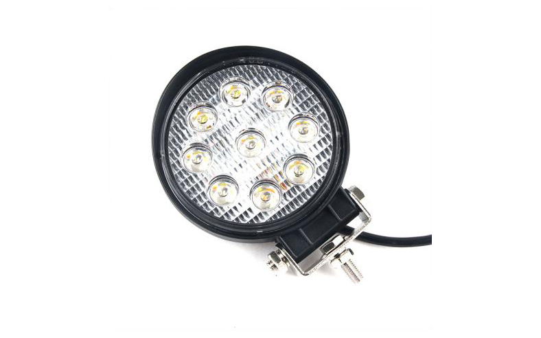 27W 12V 24V 110V  ROUND SPOT/FLOOD LED WORK LIGHT