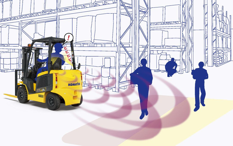 Collision Warning System for Pedestrians Lift Trucks and Hazardous Zones