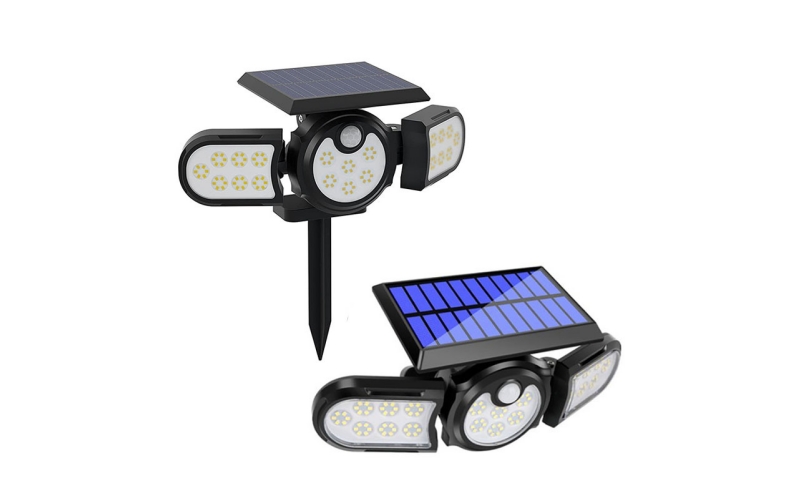 LED Security Lights Motion Sensor Light Solar Floodlight Wall Light for Entryway Yard Garage