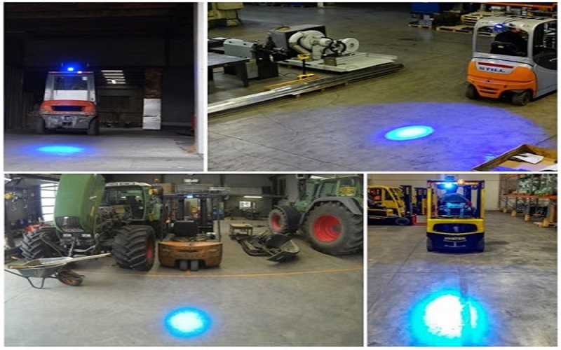 TOPTREE TPB12W LED BLUE FORKLIFT SAFETY LIGHTS