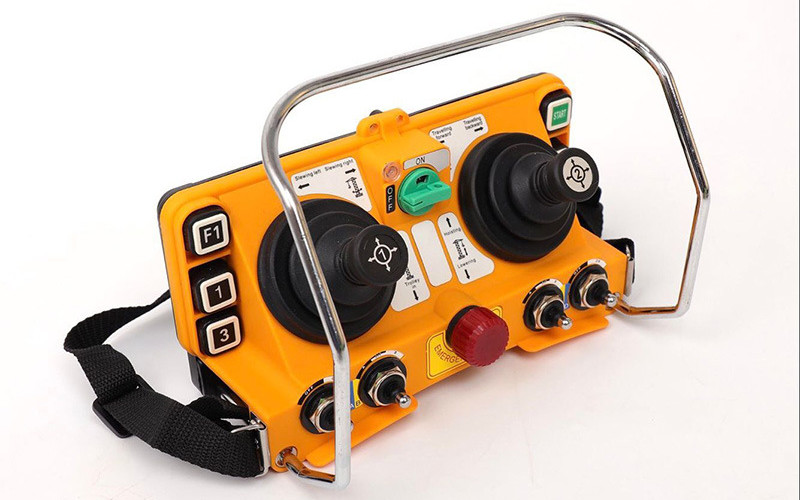 Industrial Radio Remote Control For Cranes Rocker Type Remote Control For Industrial Hoist Crane