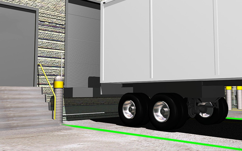 TOPTREE Red Green Truck Docking Assistance Lasers Projectors