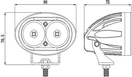 Forklift Warning Spotlight