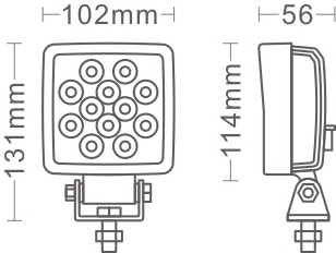 36W LED Work Light