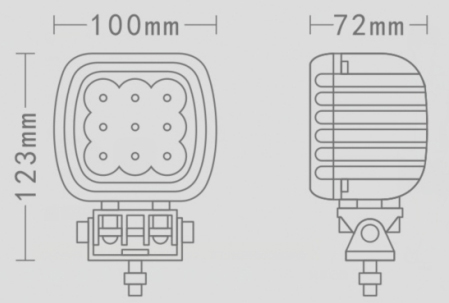 63W Heavy Duty Work Light