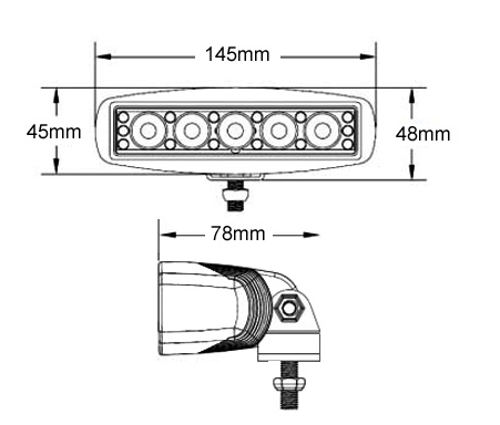 Slim Work Led light Bar For Car Truck