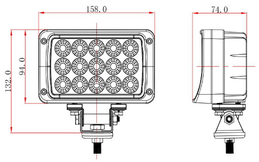 45W LED WORK LIGHT