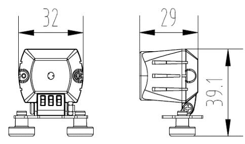 Forklift Red Laser Light