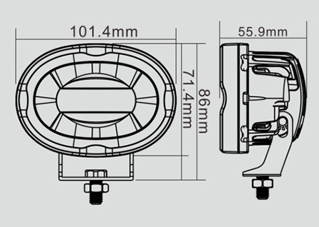 Forklift Danger Zone Light