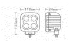 80w led driving lamp