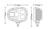 Heated Lens Snow Plow Light