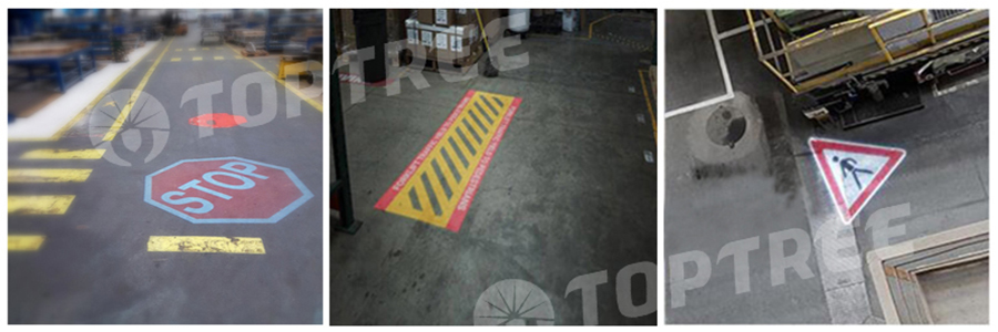 Stop Sign Floor Projector