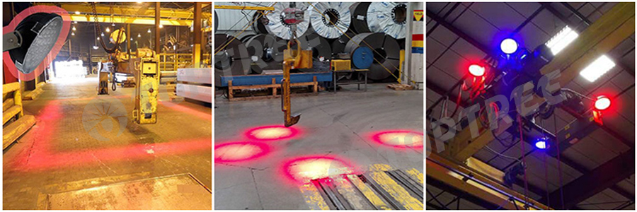 Overhead Crane Warning Safety Light