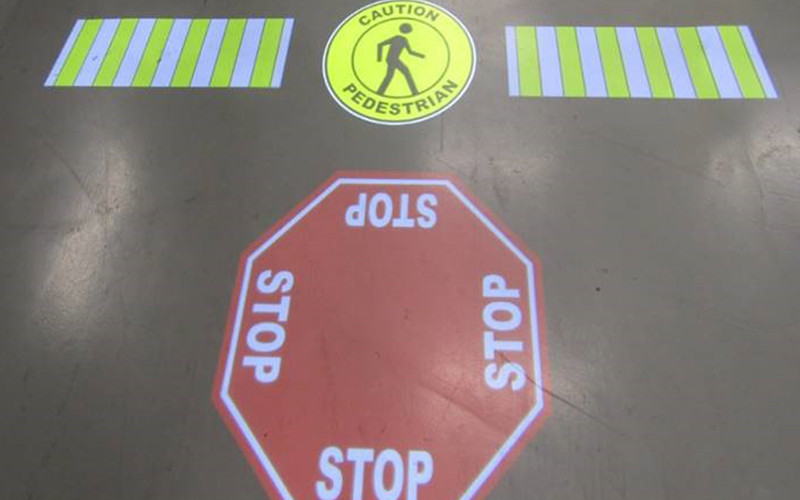 Stop Sign Floor Projector