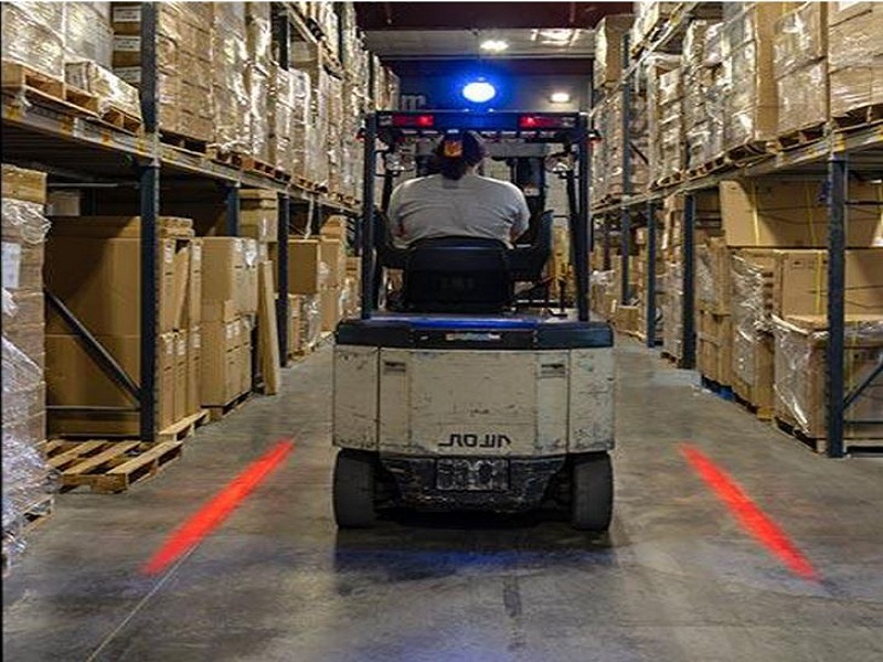 Forklift Side Warning Lights