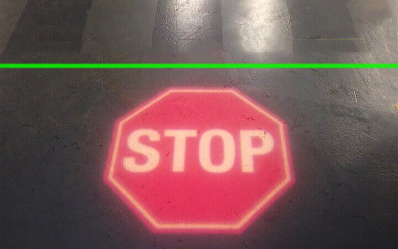 Virtual Floor Signs & Line Lasers