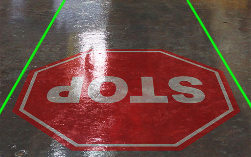 Virtual Floor Signs & Line Lasers