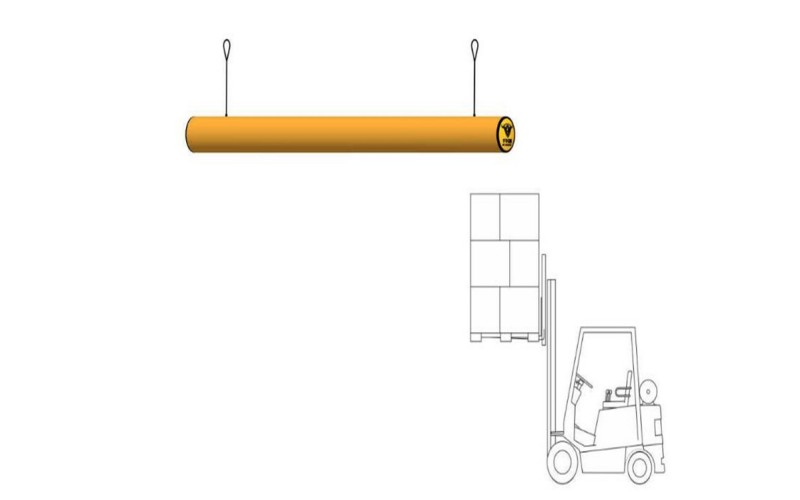 Toptree Vehicle Parking Height Limit Bar Safety Warning Height Restriction Bar