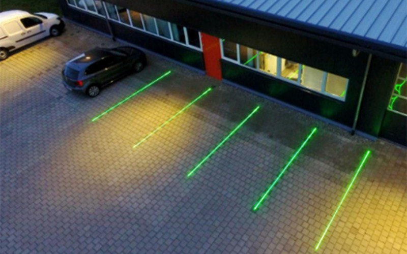 Laser Parking Line Marking