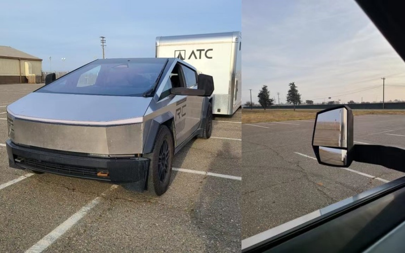 Tesla Cybertruck Side Tow Mirrors